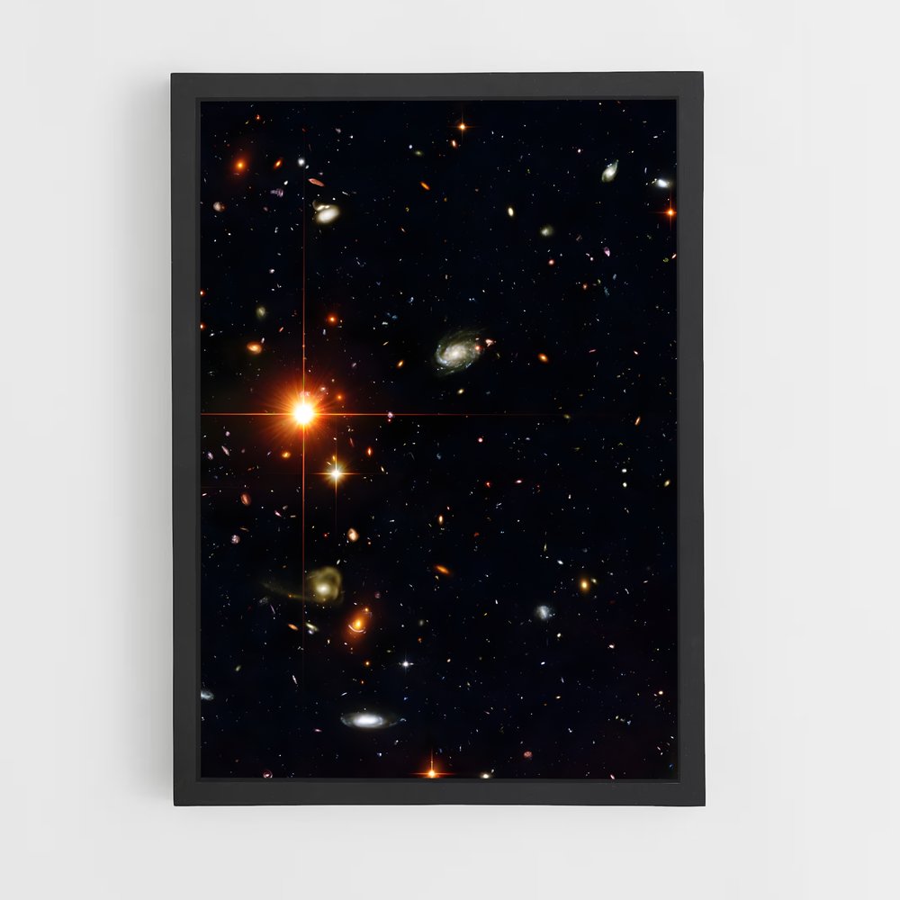 Poster Étoiles en Fusion (vue 2)